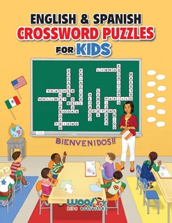 Front cover_English And Spanish Crossword Puzzles For Kids