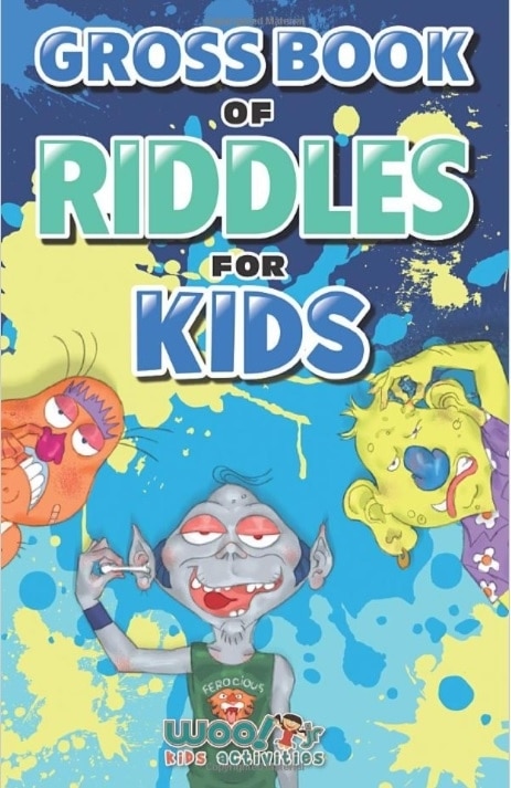 Front cover_Gross Book of Riddles for Kids