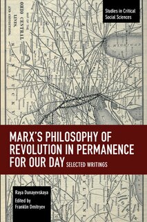 Couverture_Marx's Philosophy Of Revolution In Permanence For Our Day