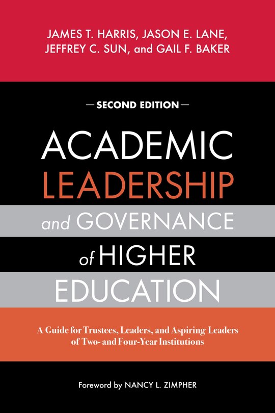 Front cover_Academic Leadership and Governance of Higher Education