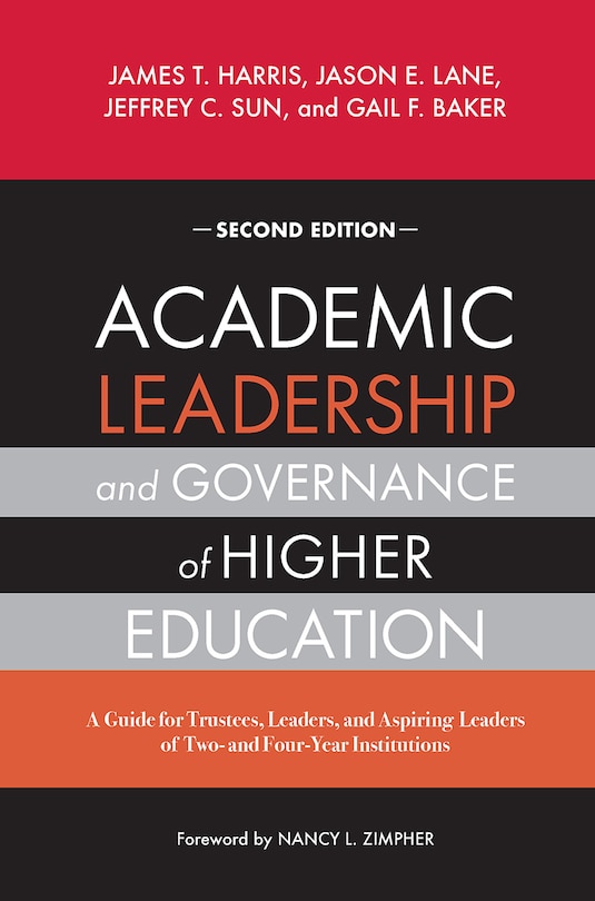 Couverture_Academic Leadership and Governance of Higher Education