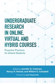 Couverture_Undergraduate Research In Online, Virtual, And Hybrid Courses