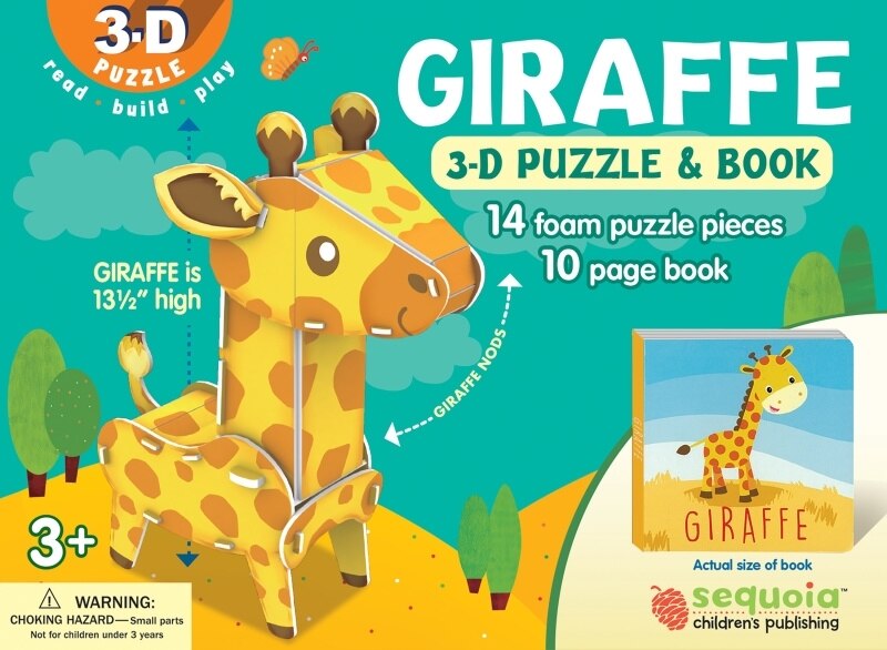 Front cover_GIRAFFE 3D PUZZLE & BK