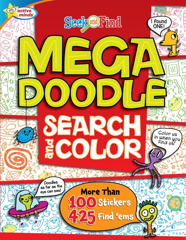 Mega Doodle Search and Color: Seek and Find Activity Book