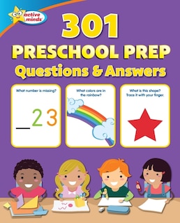 Front cover_Active Minds 301 Preschool Prep Questions and Answers