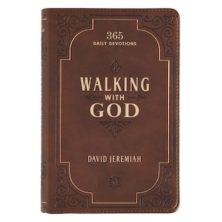 Front cover_Devotional Walking with God Faux Leather