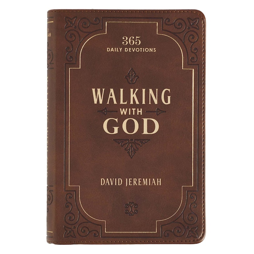Front cover_Devotional Walking with God Faux Leather