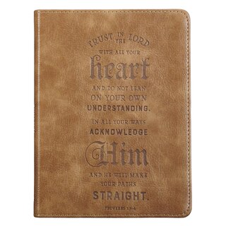 Journal Handy Brown Trust In The Lord Prov. 3:5-6