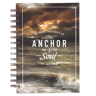 Front cover_Journal Spiral-bound Ocean Anchor for The Soul Heb. 6:19