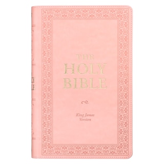 Front cover_KJV Bible Giant Print Standard-size Faux Leather, Pink