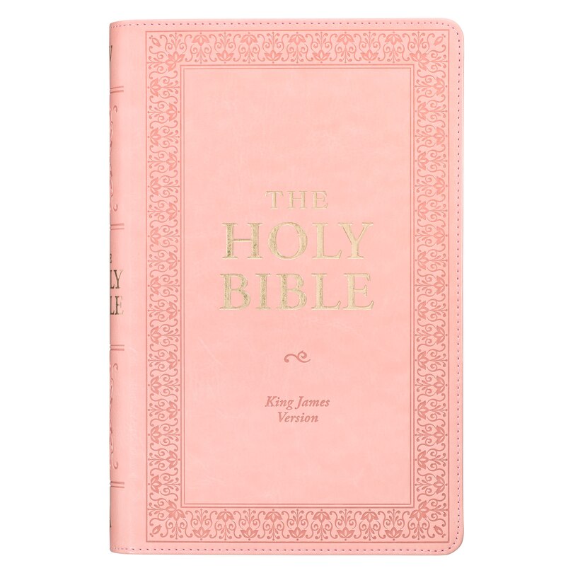 Front cover_KJV Bible Giant Print Standard-size Faux Leather, Pink