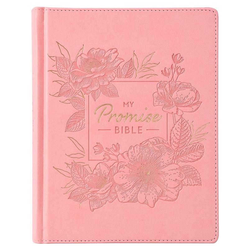 Front cover_KJV My Promise Bible Faux Leather HC, Pink