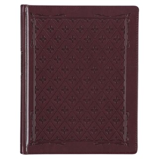 Front cover_KJV Note-taking Bible LP Faux Leather HC, Burgundy