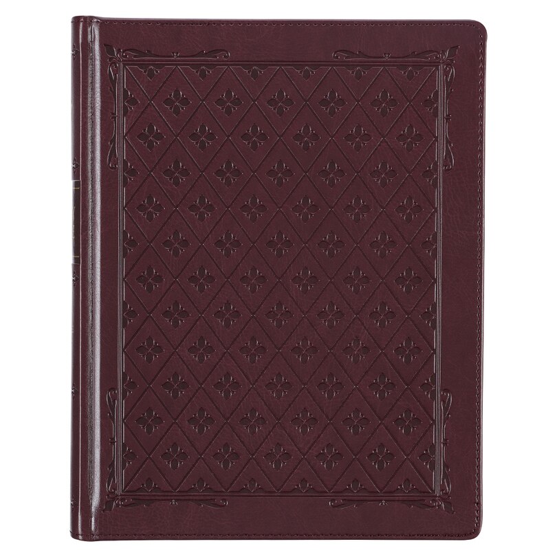 Front cover_KJV Note-taking Bible LP Faux Leather HC, Burgundy