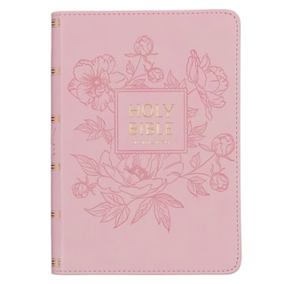 Front cover_KJV Bible Compact LP Faux Leather, Pink