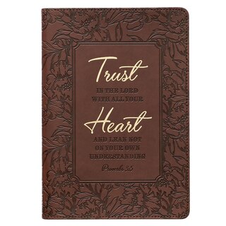 Journal Classic Brown Trust in the Lord Prov. 3:5