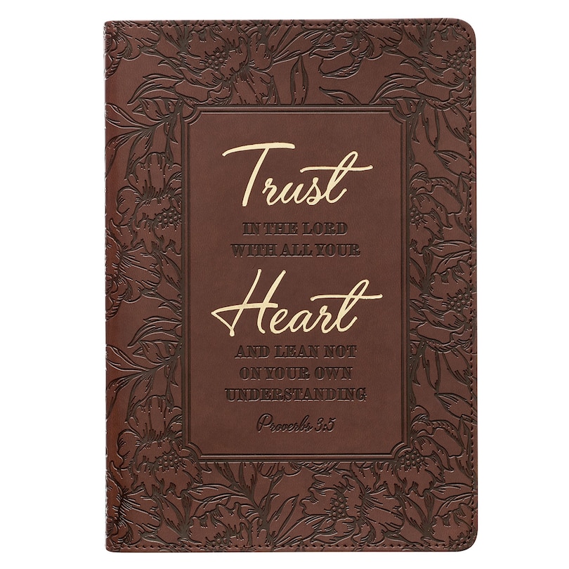 Journal Classic Brown Trust in the Lord Prov. 3:5