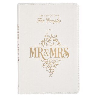 Couverture_Devotional for Mr. & Mrs. White Faux Leather