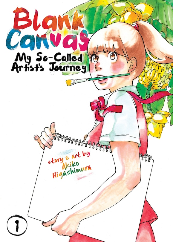 Front cover_Blank Canvas: My So-called Artist's Journey (kakukaku Shikajika) Vol. 1