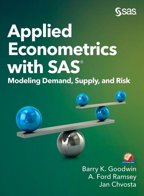 Front cover_Applied Econometrics With Sas