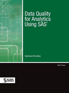Couverture_Data Quality For Analytics Using Sas