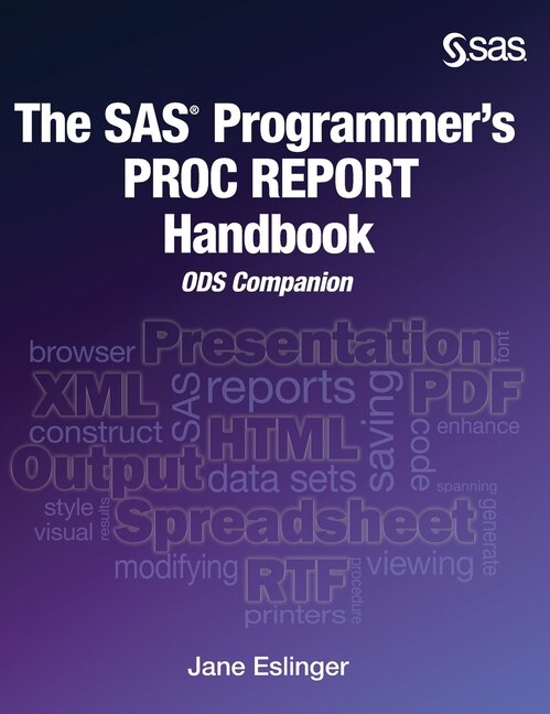 Couverture_The Sas Programmer's Proc Report Handbook
