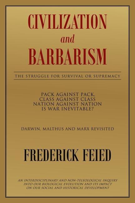 Front cover_Civilization and Barbarism