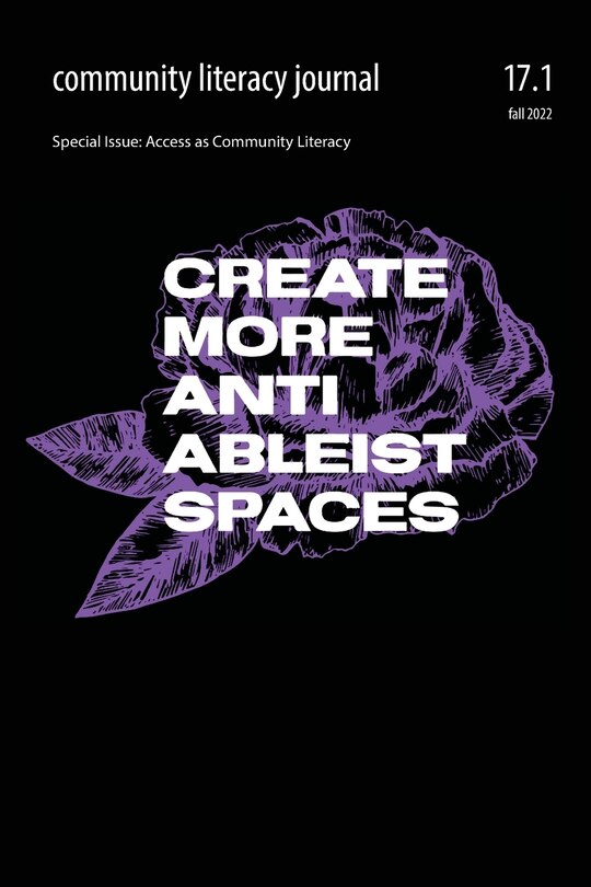 Couverture_Community Literacy Journal 17.1 (Fall 2022)