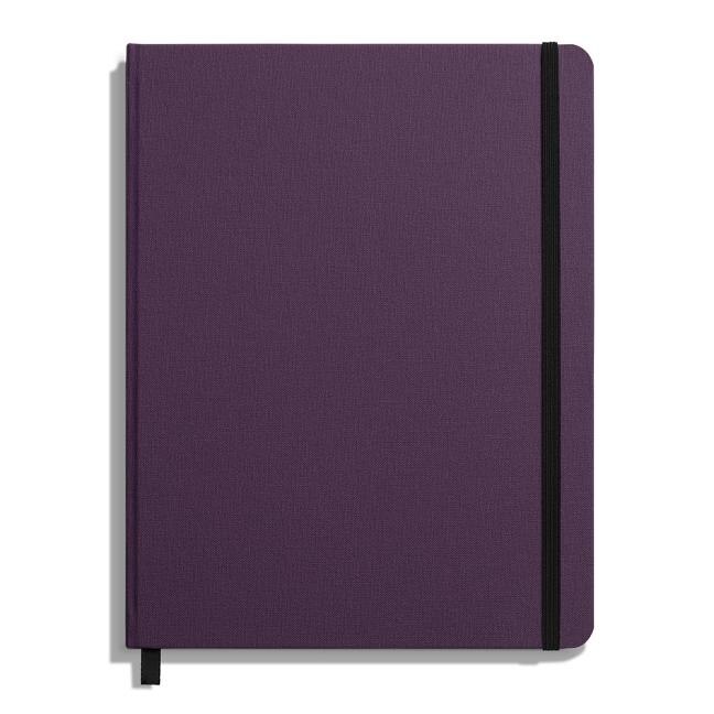 Shinola Journal, HardLinen, Ruled, Dark Purple (7x9)