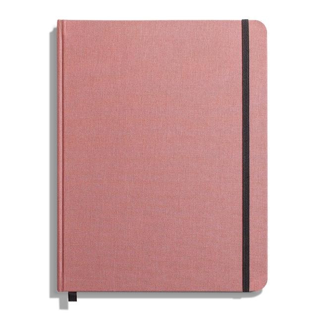 Shinola Journal, HardLinen, Ruled, Pink (7x9)