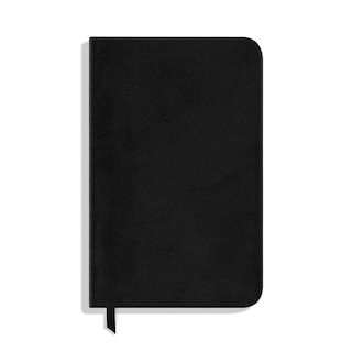 Shinola Medium Ruled Leather Journal	 Black