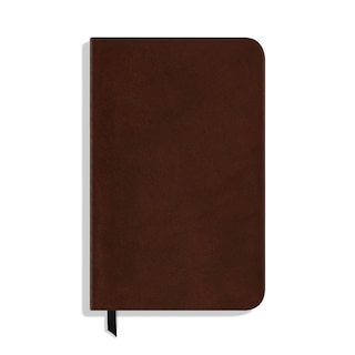 Shinola Medium Ruled Leather Journal	 Brown