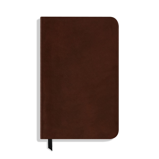 Shinola Medium Ruled Leather Journal	 Brown