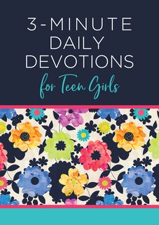 Front cover_3-minute Daily Devotions For Teen Girls