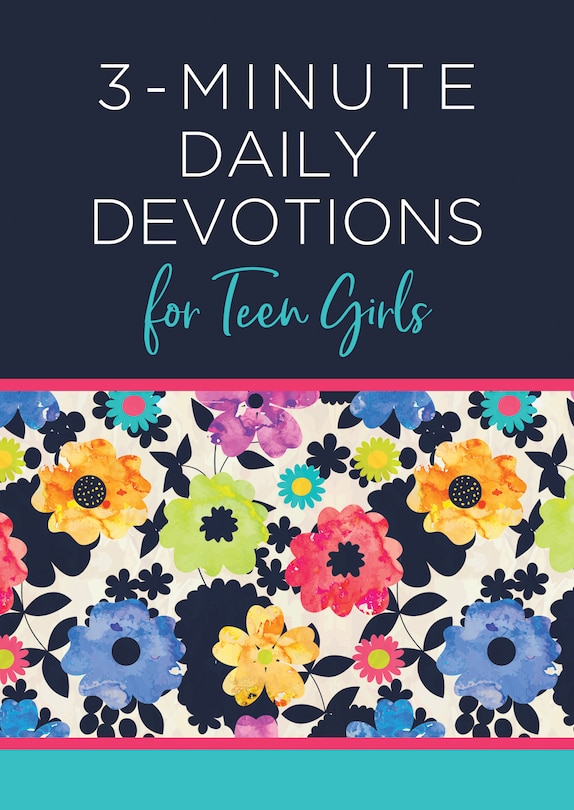 Front cover_3-minute Daily Devotions For Teen Girls