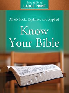 Couverture_Know Your Bible Large Print Edition