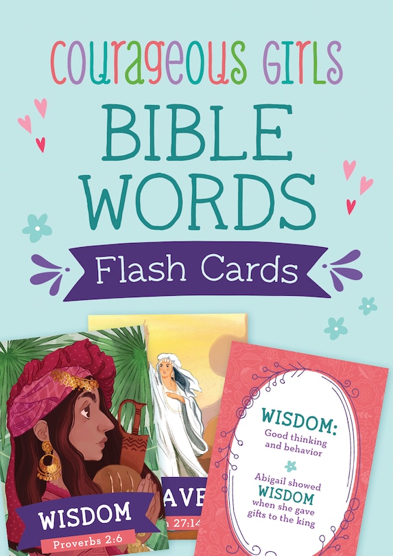 Front cover_Courageous Girls Bible Words Flash Cards