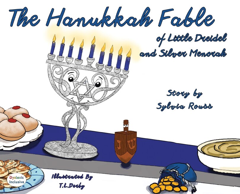 Couverture_The Hanukkah Fable of Little Dreidel and Silver Menorah