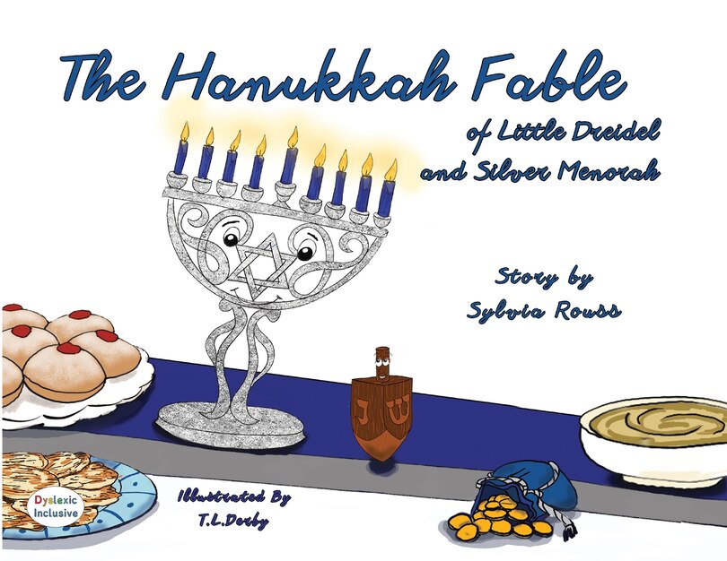 Front cover_The Hanukkah Fable of Little Dreidel and Silver Menorah
