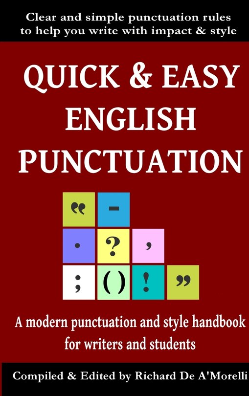 Front cover_Quick & Easy English Punctuation