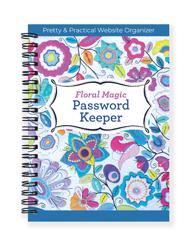 Floral Magic Password Keeper: Pretty & Practical Website Organizer