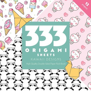 Front cover_333 Origami Sheets Kawaii Designs