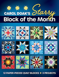 Front cover_Carol Doak's Starry Block of the Month