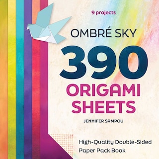 Front cover_Ombré Sky 390 Origami Sheets