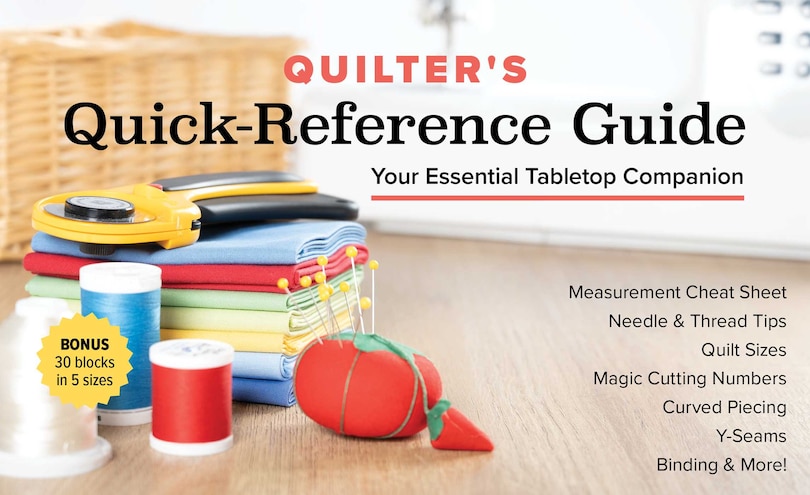 Front cover_Quilter's Quick-Reference Guide