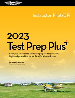Front cover_2023 Instructor Pilot/CFI Test Prep Plus