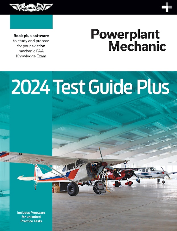 Couverture_2024 Powerplant Mechanic Test Guide Plus