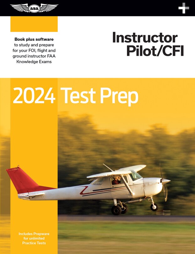 Front cover_2024 Instructor Pilot/CFI Test Prep Plus