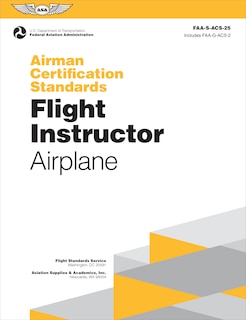 Front cover_Airman Certification Standards: Flight Instructor - Airplane (2025)