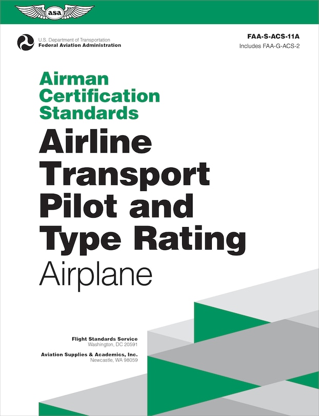 Front cover_Airman Certification Standards: Airline Transport Pilot and Type Rating - Airplane (2025)